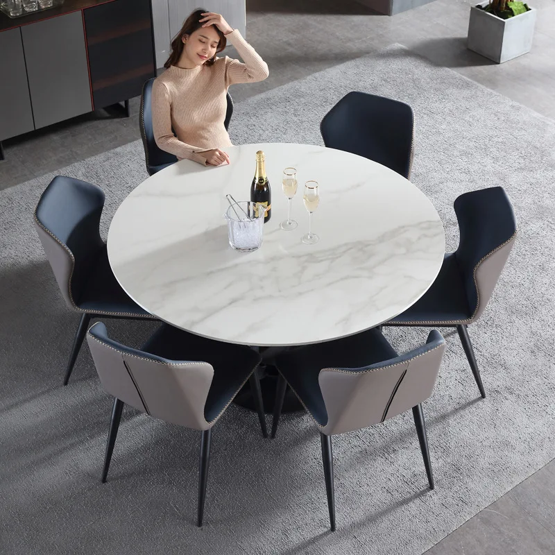 spinning expanding round dining table