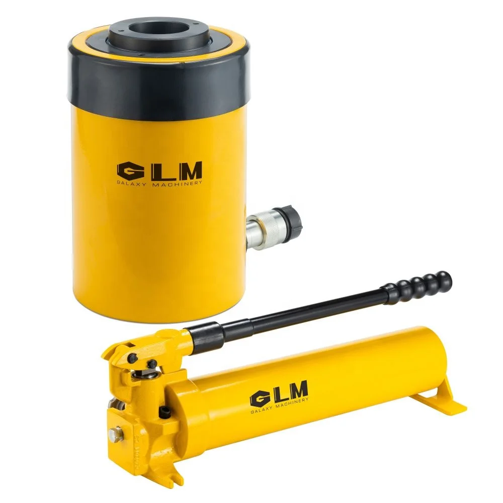 Rch Series 60 Tons Single-acting Hollow Plunger Hydraulic Cylinder Jack ...