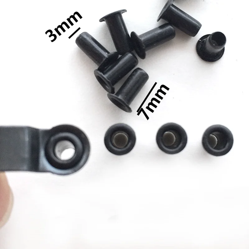 2 Shape Black Photo Frame Back Board Rivet