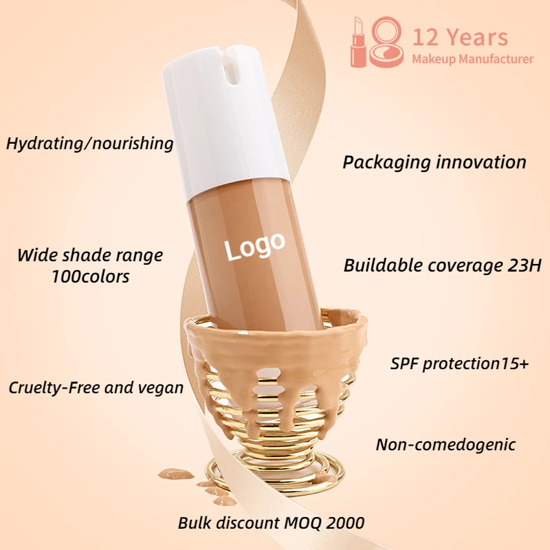 Make Your Own Brand Makeup Liquid Foundation Makeup For Young Girls