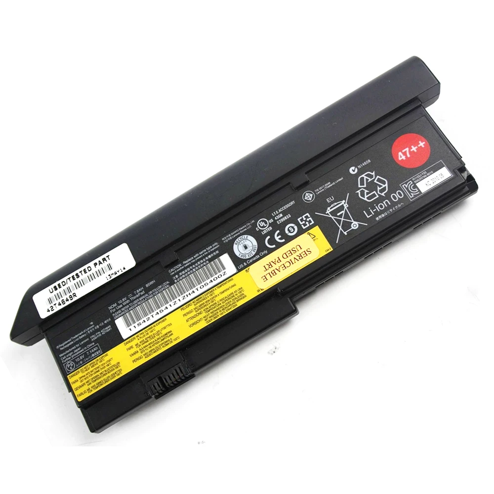Battpit Batteria per Portatile Lenovo 42T4536 42T4648 42T4649 42T4837 47T4647 ThinkPad X200 X200s X200si X201 X201i - [6 Celle/4400mAh/48Wh