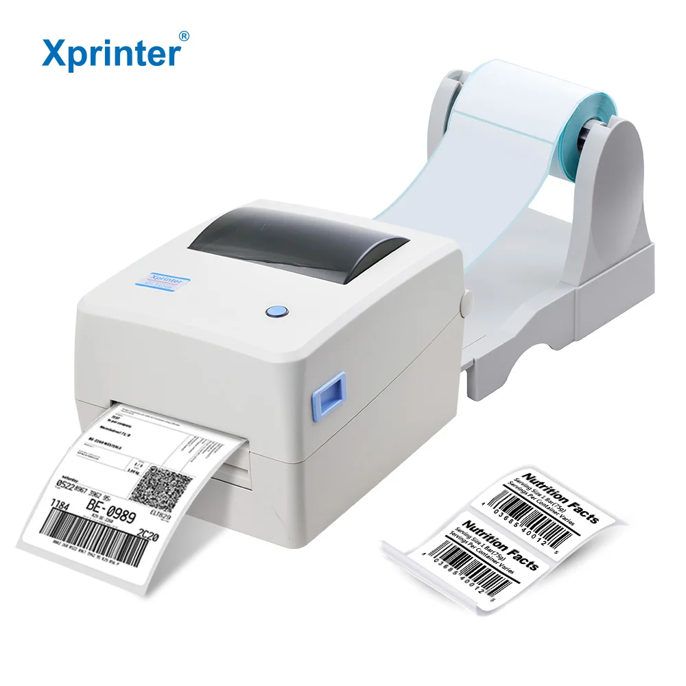 Source Xprinter XP-TT424B термотрансферный штрих-кодом для печати этикеток Принтер бирки для алюминиевый принтер для печати этикеток on m.alibaba.com