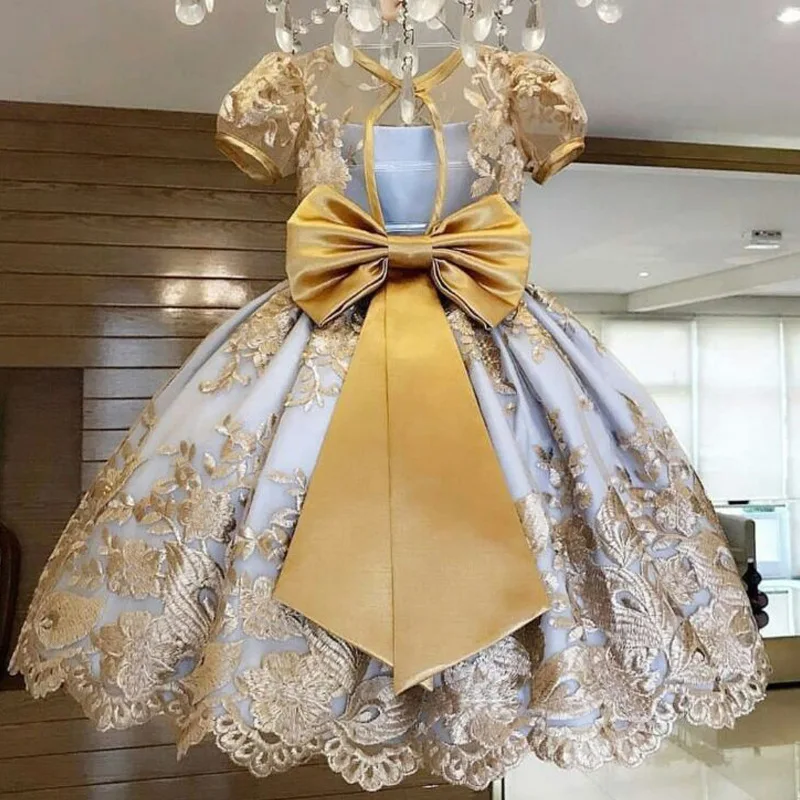 satin bow dress Sassy Shortcake Regal Ribbon Size Clothing:12-18M express cocktail dresses The best part Dress Uniform Female Dress