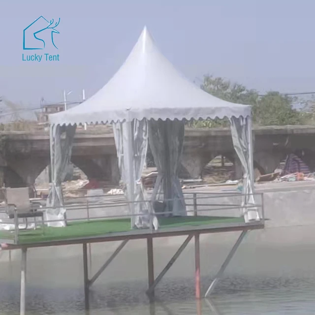 Wind proof Catering Event Aluminum Frame Outdoor 3x3m Pagoda Tent For Sale