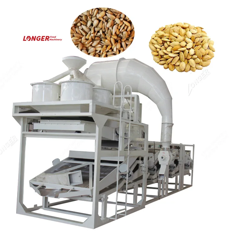 Automatic Watermelon Seeds Peeling Shelling Machine Sunflower Seed Hulling Line