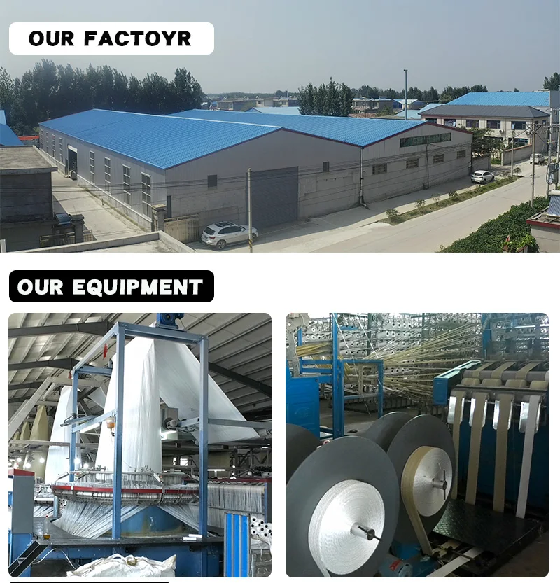 Hot Jumbo Big Bag 1 Ton Fibc Bulk Bags Super Sack For Construction