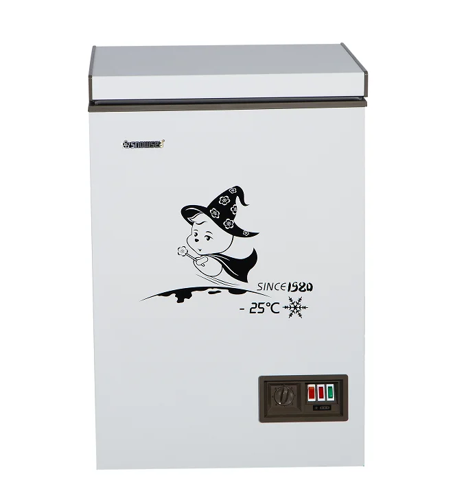 Factory Cheap Price Mini Freezer BD-100 CE Approved Top Open Single Door Deep Chest Electric Freezer