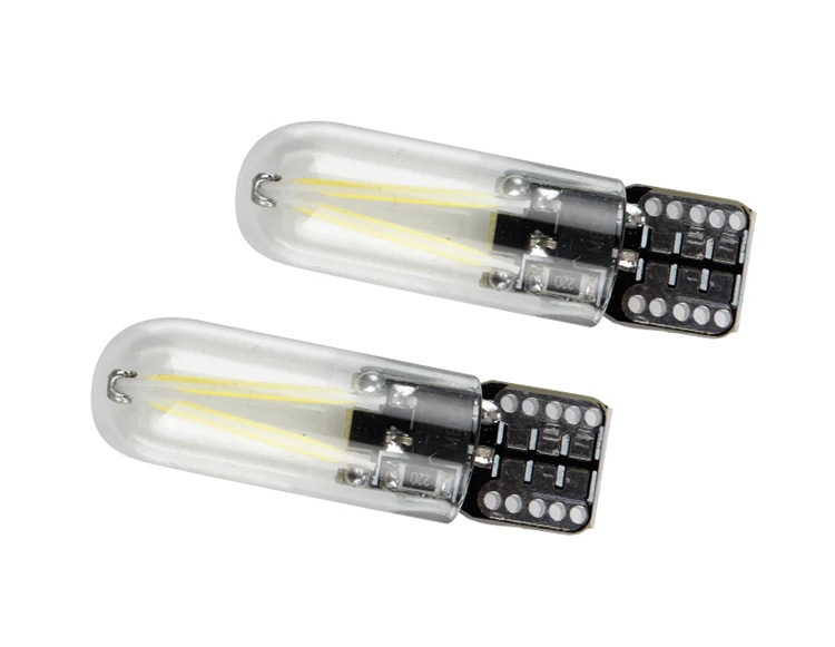 Car w5w t10 led Canbus Glass COB 6000k Reading Dome Lamp