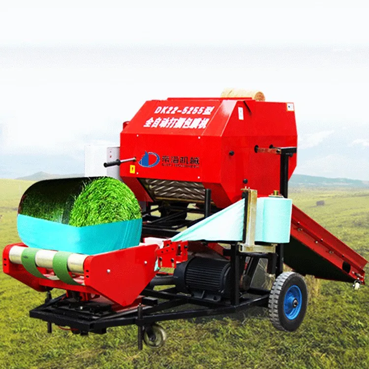 Stationary Hand Operated Hay Baler for Sale Agriculture Baler Machine, Grass Baler Machine for Small Grazing
