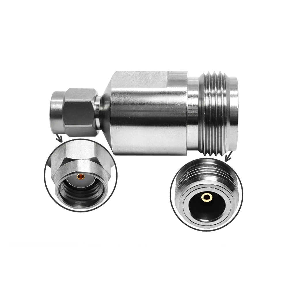 Factory RP Sma Male Plug Macho Reverse Polarity Inverted  to N Female Jack Hembra  Rf Stainless Steel Coaxial Adaptor Adapter