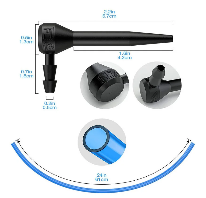 Dd1095 12pcs Sugaring Starter Dropper Tubing Collection Extractors For