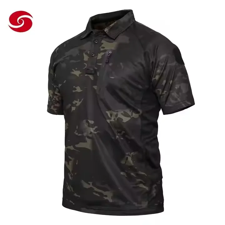 Tactical Wear Digital Quick Drying Camouflage Short Sleeve TWLL for Men