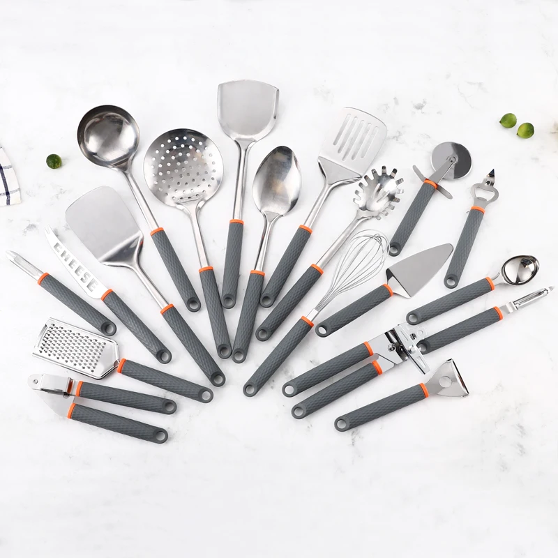 19 Pcs Kitchenware Stainless Steel Kitchen Gadgets Kitchen Utensils