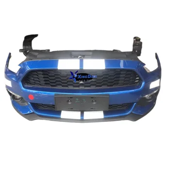 For the complete front bumper assembly of Ford Mustang, equipped with radiator grille, fan, and fog lights