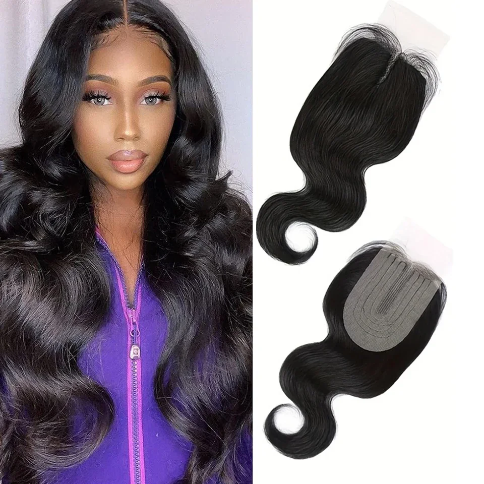 Body Wave Menselijk Haar Lace Closure T Part Wig Closure Braziliaans Remy Haar_voghion.com