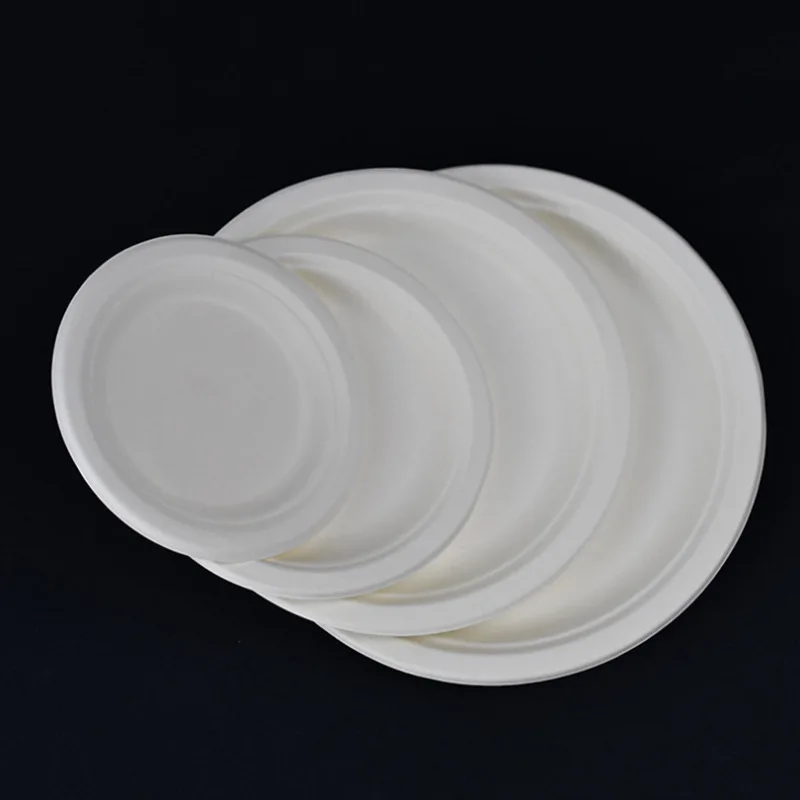 Sugar Cane Paper Pulp Dinner Party Restaurant New Biodegradables