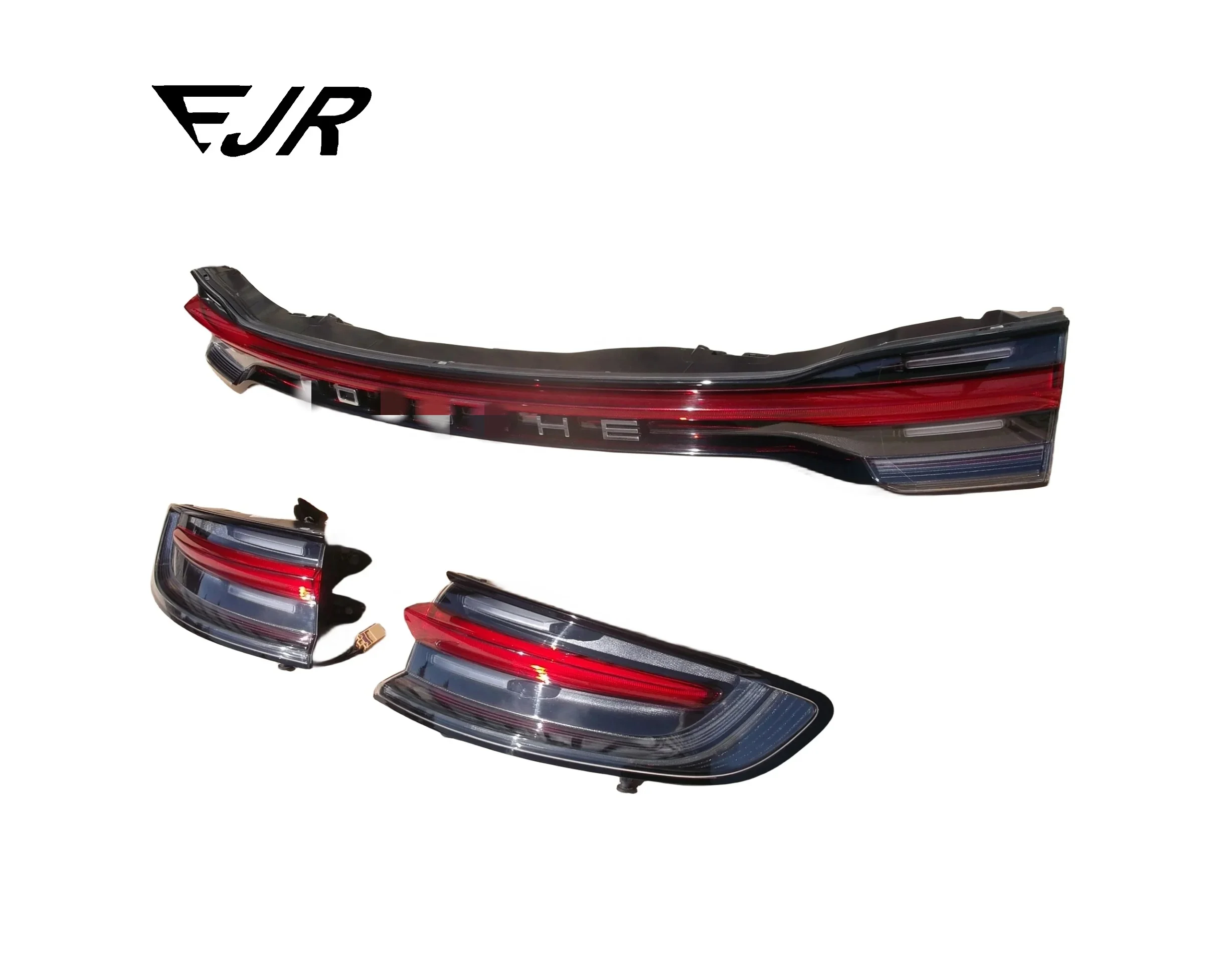 Set 4 Accessori ABS Posteriore Per Fanali Porsche Macan 2014-2017 - Finto Argento Opaco, Facili Da Installare
