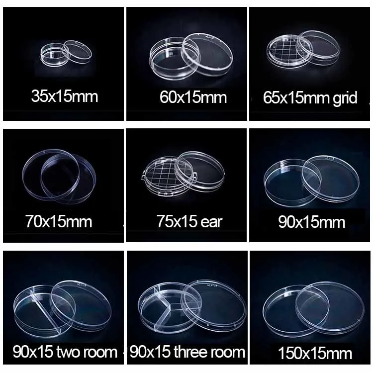 Wholesale Contact 65mm flat petri dish with grid disposable sterile plastic  65*15mm petri dish with lid accurate colony counts From m.alibaba.com