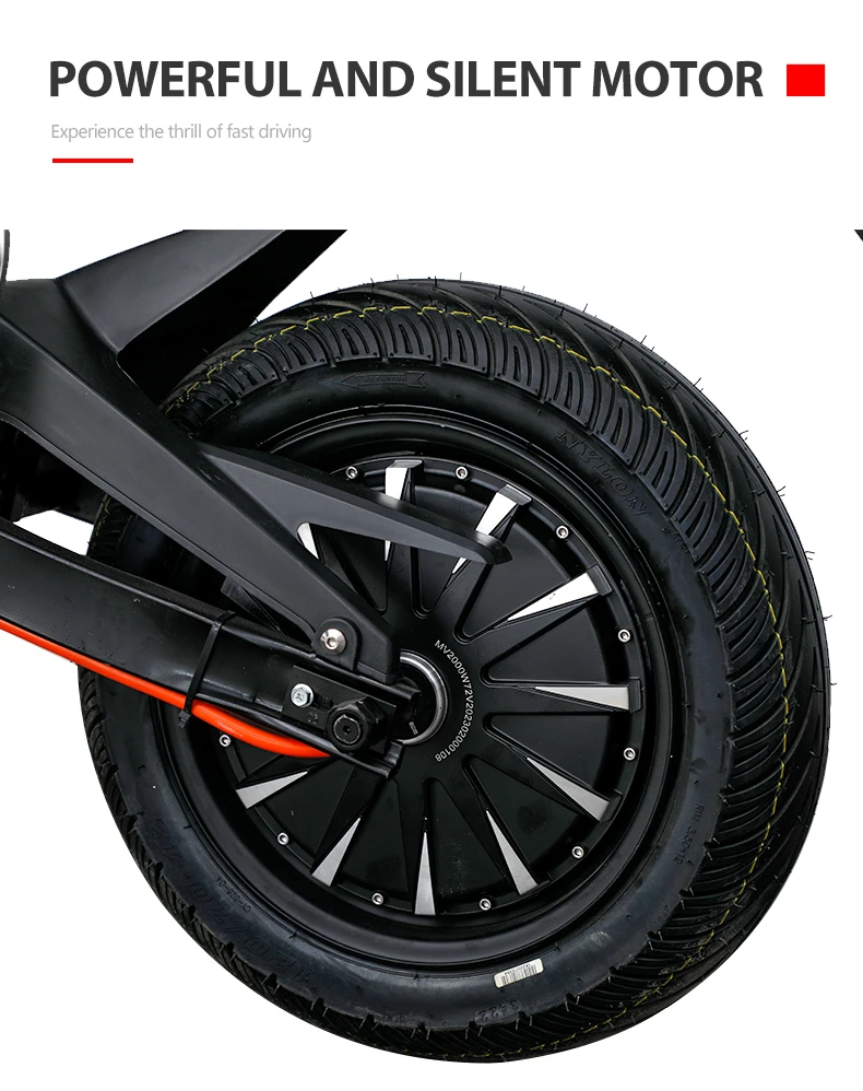 Professional Design Mini 2000W Electric Racing Motorcycle 60KM Per Hour Electric Moto Bike for Sale
