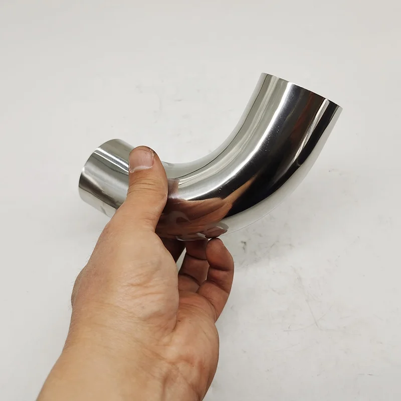 Sanitary 304 Stainless Steel Butt Welded 90 Degree Elbow Bend Stainless Steel Pipe Fittings