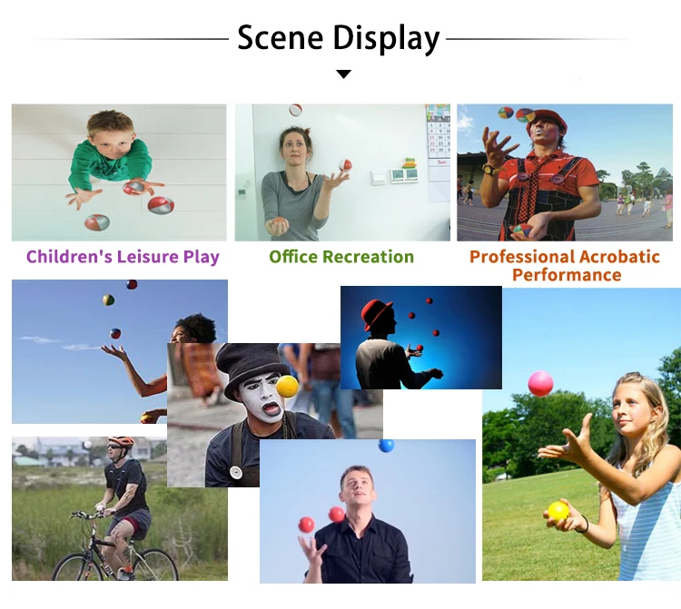 Factory Manufacture Various Pu Juggling Ball Contact Bulk Juggling Ball