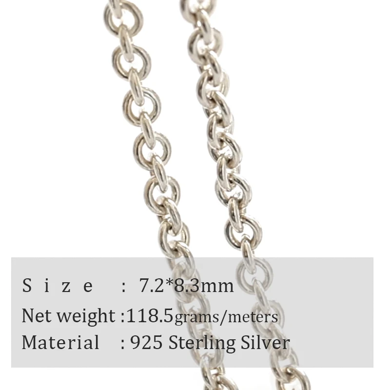 Wuqie Manufacturer Wholesale Sterling Silver O Shaped Necklace Chain for  Jewelry Making