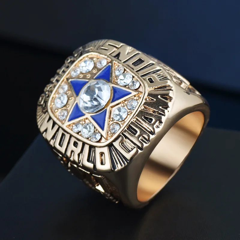 Wholesale Fashion Dallas Cowboys Pentagon Championship Black Ring For Men  From m.