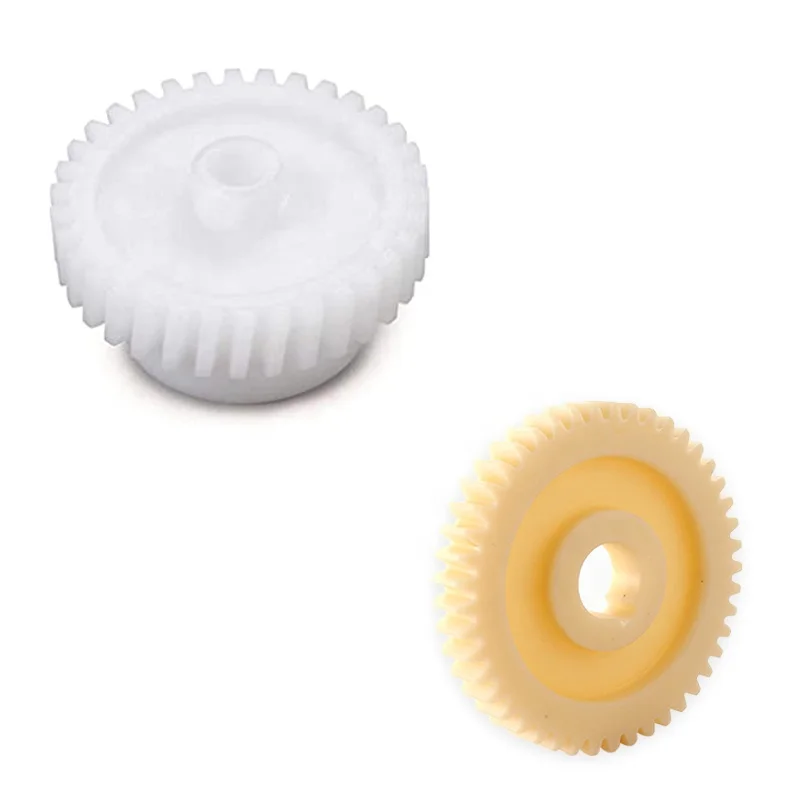 Factory custom injection cnc machining plastic spur gears POM nylon gears Plastic bevel gear