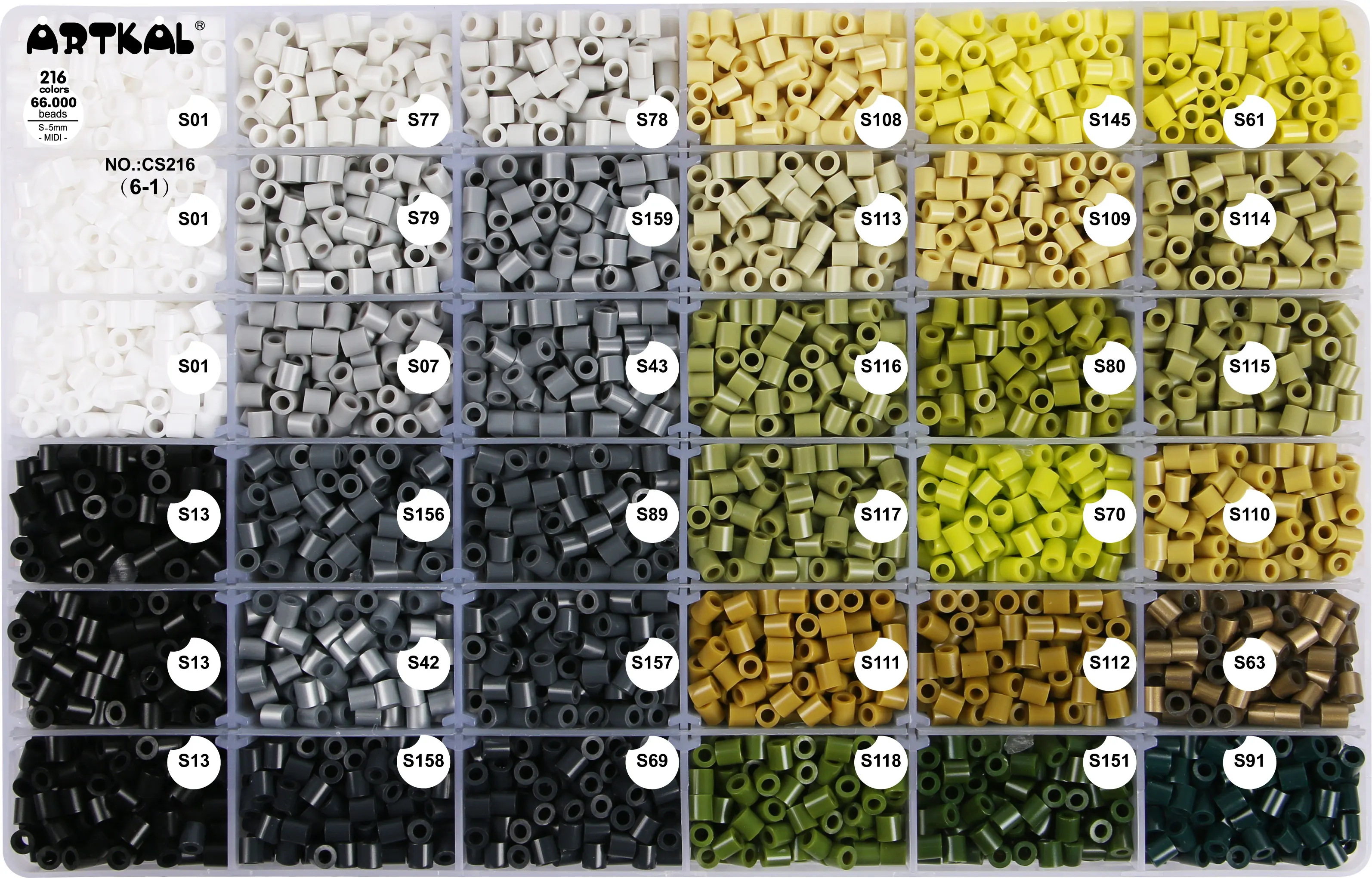 Pixel Art DIY Craft Supplies Artkal Beads Box Set Fuse Beads