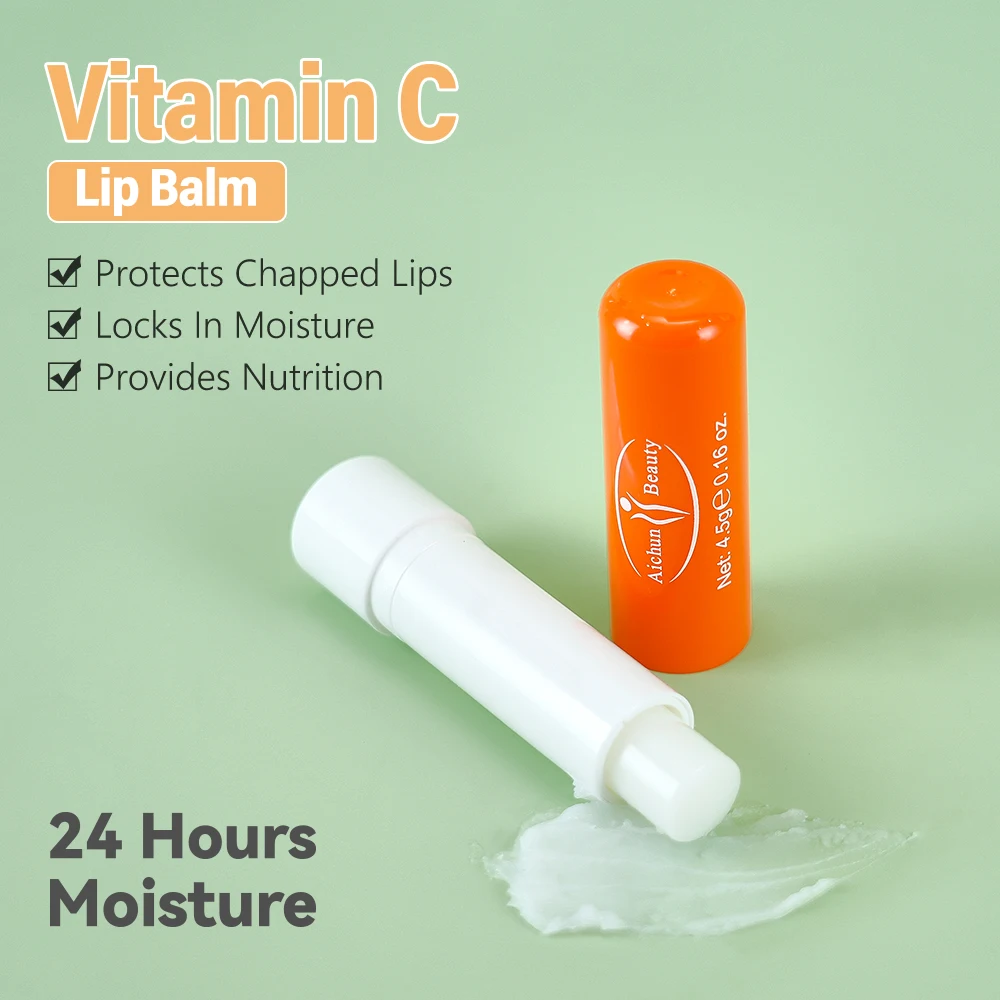 vitamin c for chapped lips Private Label Honey & Lip Balm Lip Peel Off Nourishing Moisturizing Softener Fruit Lip Balm Stick IGF-1 LR3 | Batch Flavour:Snow Cone Cardiovascular Support
