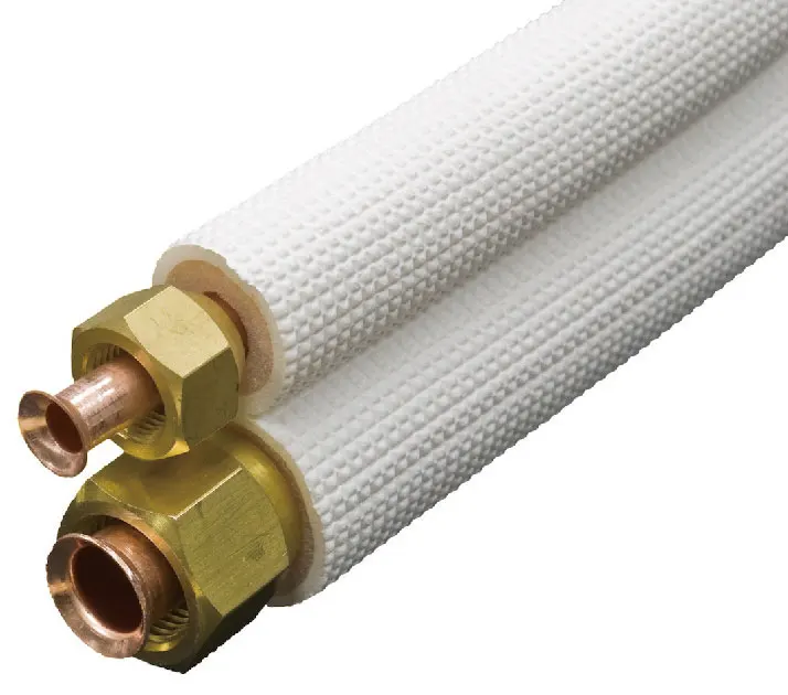 BOBO Machine air -conditioning insulated copper tube straightening and inserting shown in a detail photo for this news article