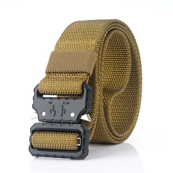 2019 New Outdoor Tactical Belt for Ladies Customizable Logo Casual Polyester Plastic Material Woven Technique for Combat Sport