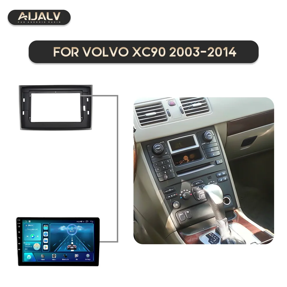 For Volvo XC90 2003-2014 - 10.1IN ABS Plastic Navigation Console