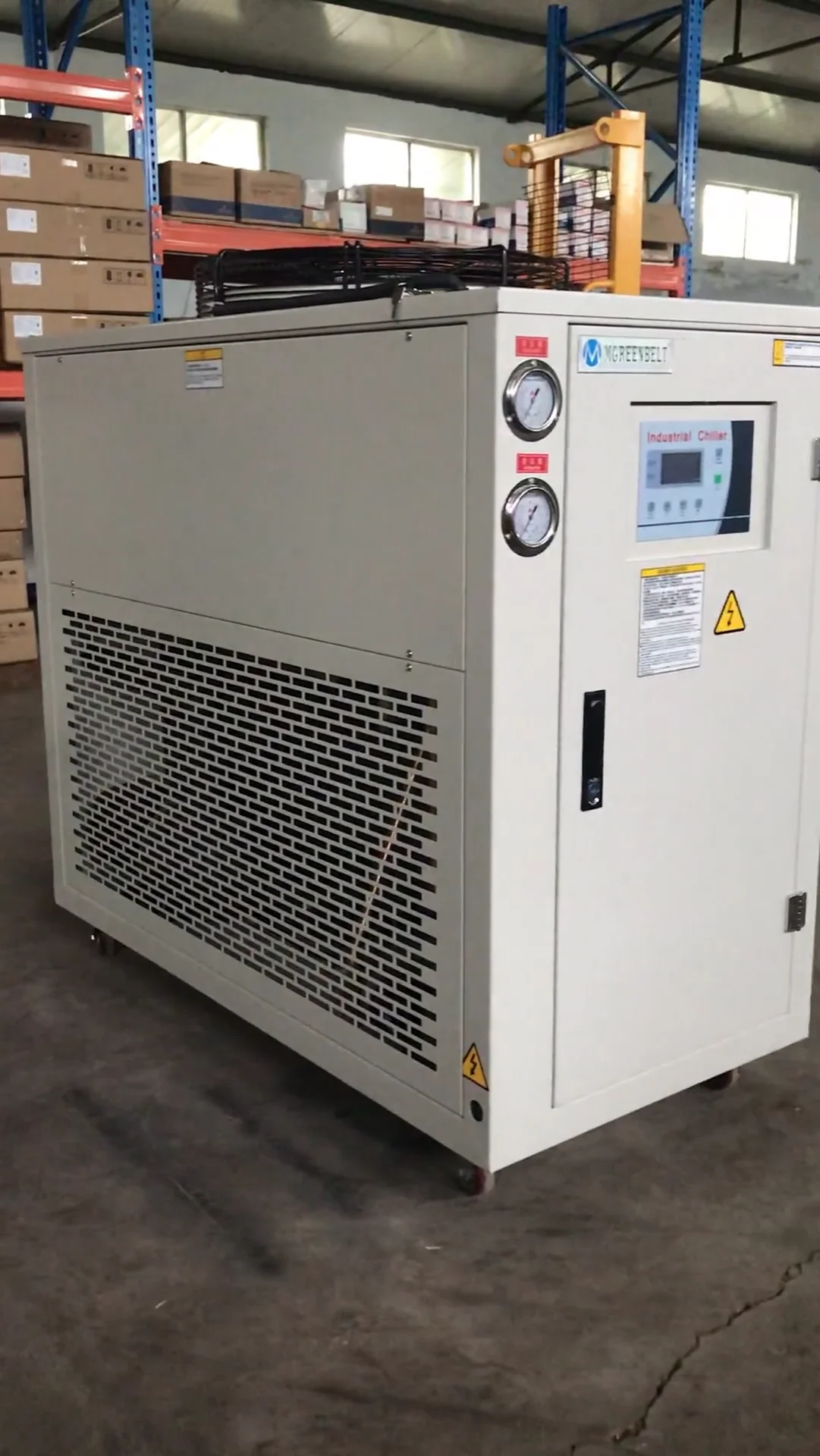 Stock 3hp 5hp 8hp 10hp Air Cooled Glycol Chiller For Brewery Dairy