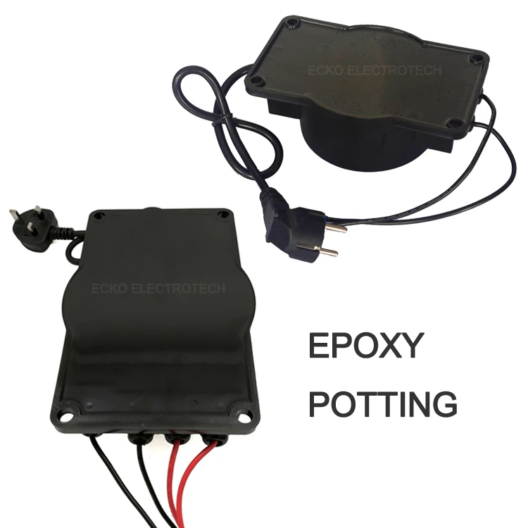110V 120V 220V 230V 240V to 12V 24V 36V IP67 Transformer for Halogen Lamp Pool Light Safety Fused Waterproof Transformer factory