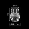 Taza para huevo con diseño de calabaza CLEAR - 15ml