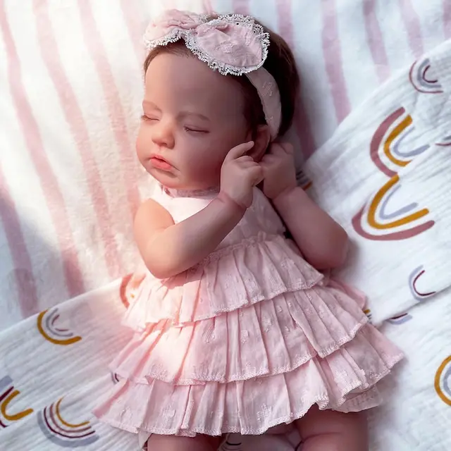 19-inch Generation Rebirth Newborn Baby Simulation Reborn Doll Soft Plastic Fashion Toy