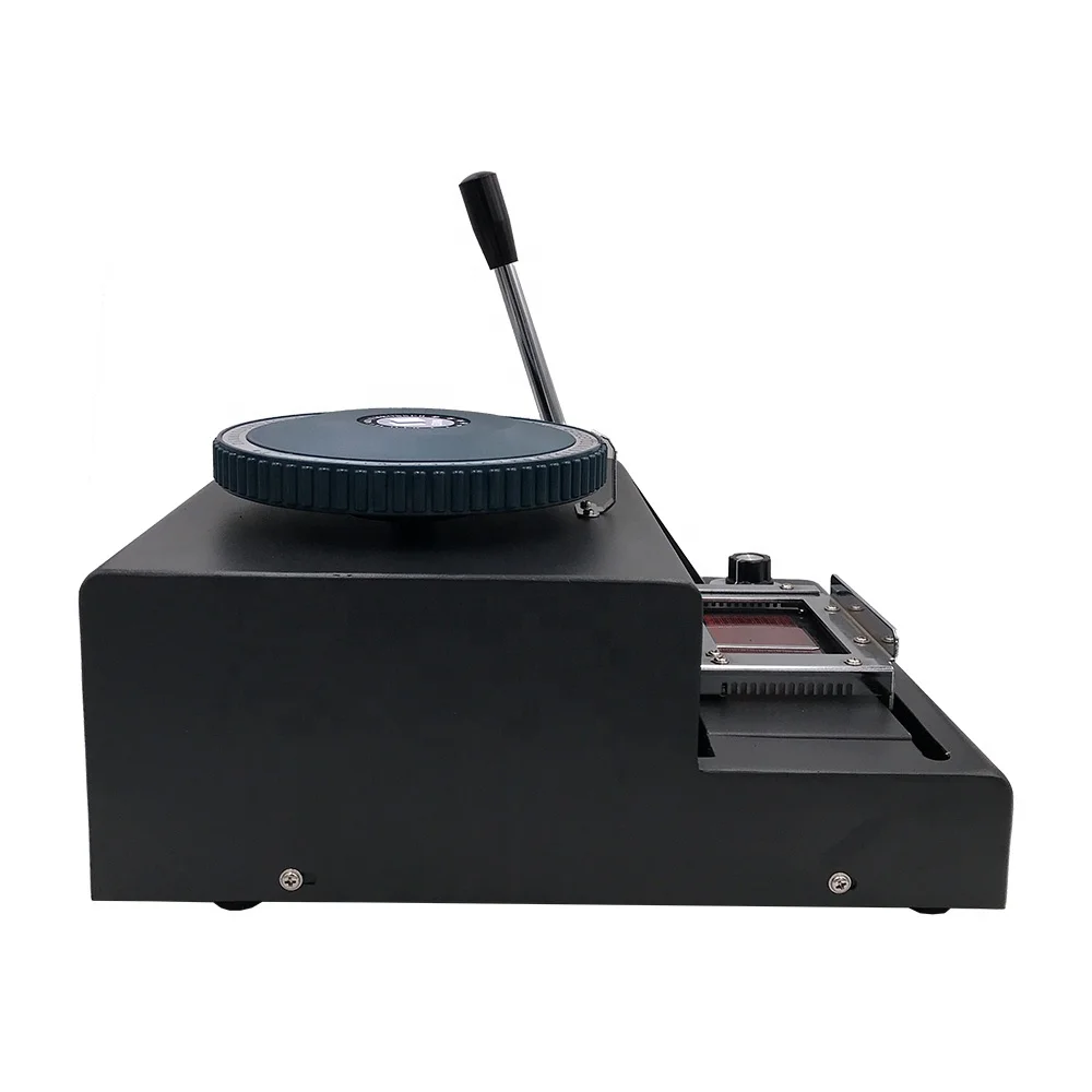 Hot Selling Manual 72 Character Embosser Letter Number Embossing Machine for Plastic PVC Card