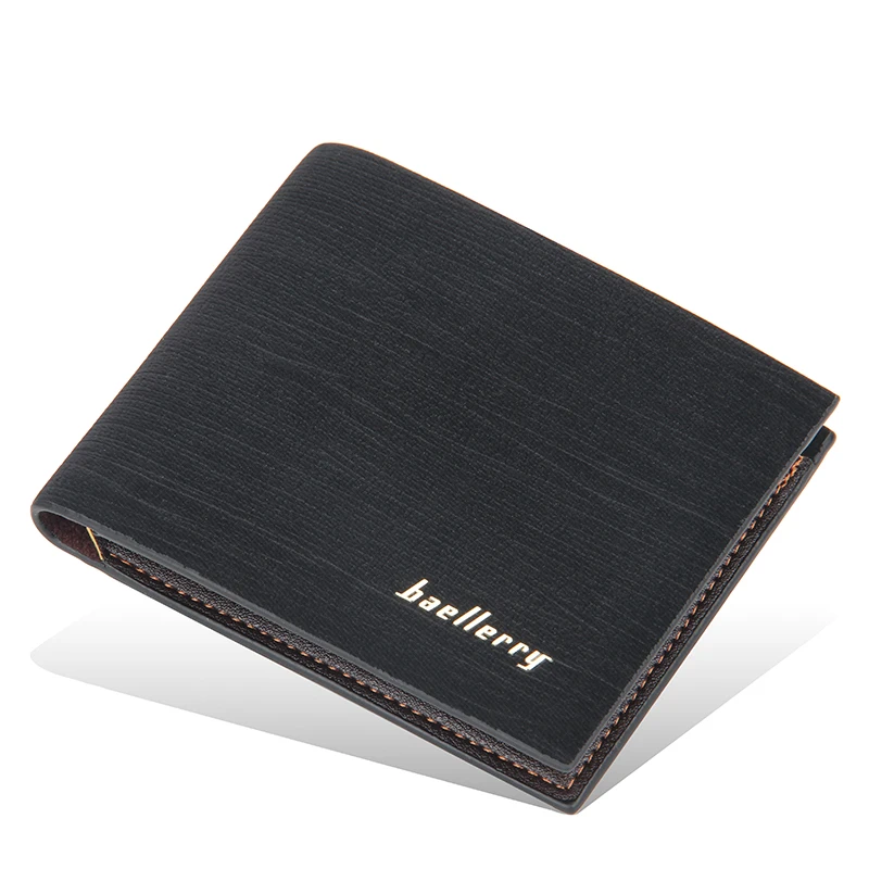 Men Wallet PU Business Foldable Wallet Luxury Billfold Slim