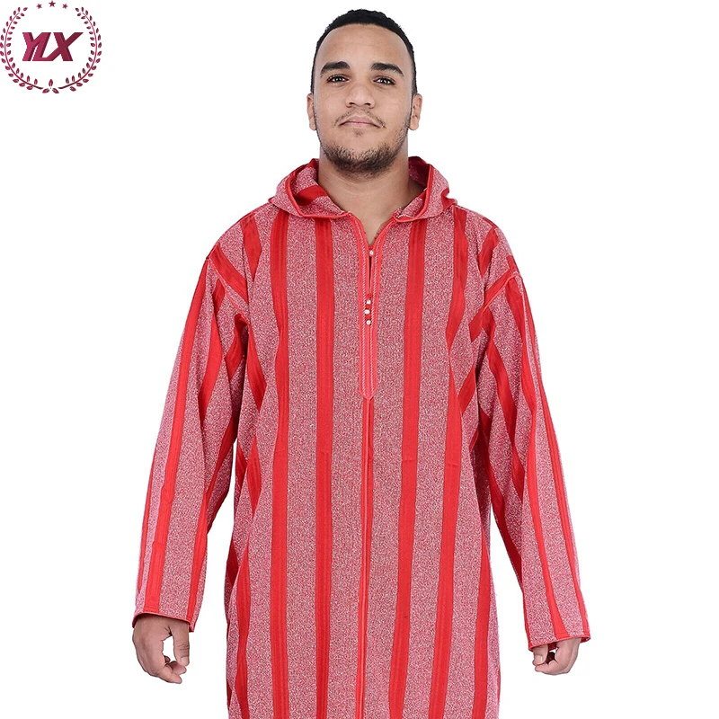 Kaftan Musulman Style Marocain à Capuche – Tissu Brillant Grossiste Turquie