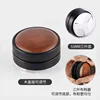 Aplicador de polvo resistente de 53 mm con tapa de madera [diseño de tres hojas]