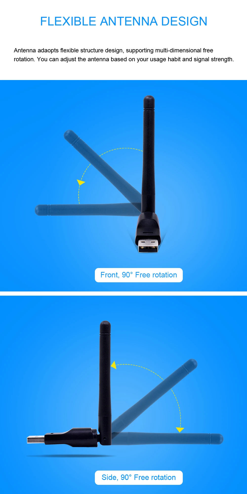 USB Wi-Fi приемник 150 Мбит/с USB2.0