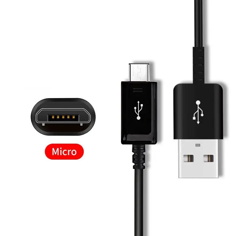 BLKing Cavo Micro USB 4 In 1 1,8m Bianco - Caricatore Multiplo Da USB A 4 Micro USB Per Android