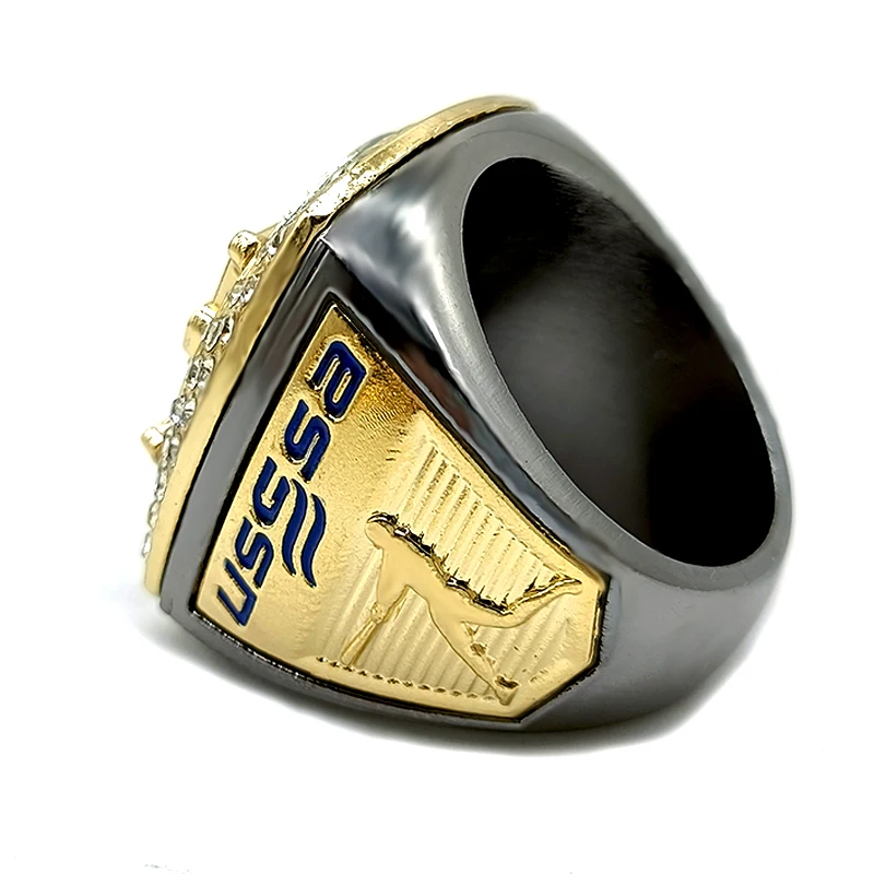 Custom Usssa Youth Baseball Softball Championship Rings Silver Gold