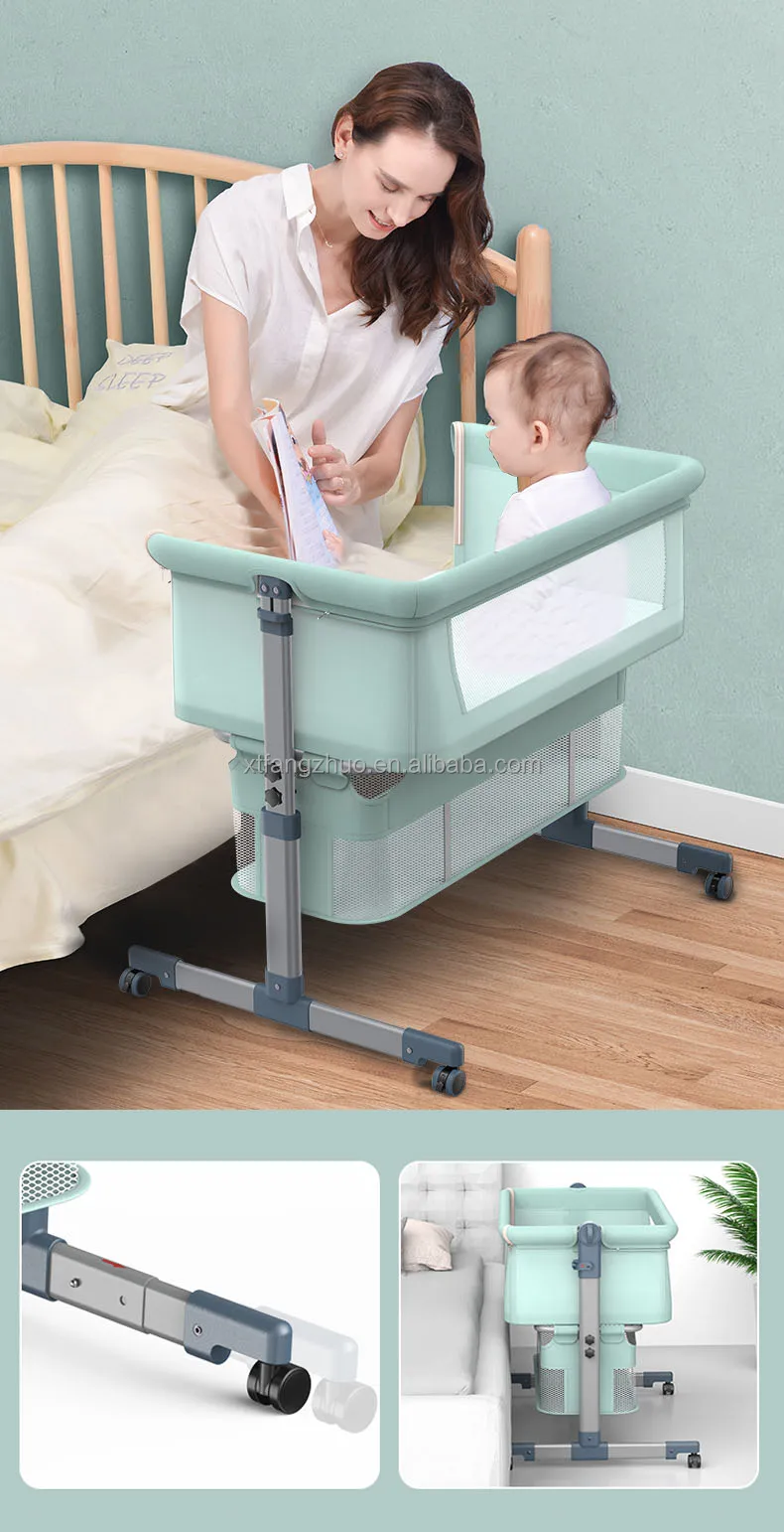 New Design Next To Me Crib Bedside Swing Baby Cradle Foldable Newborn