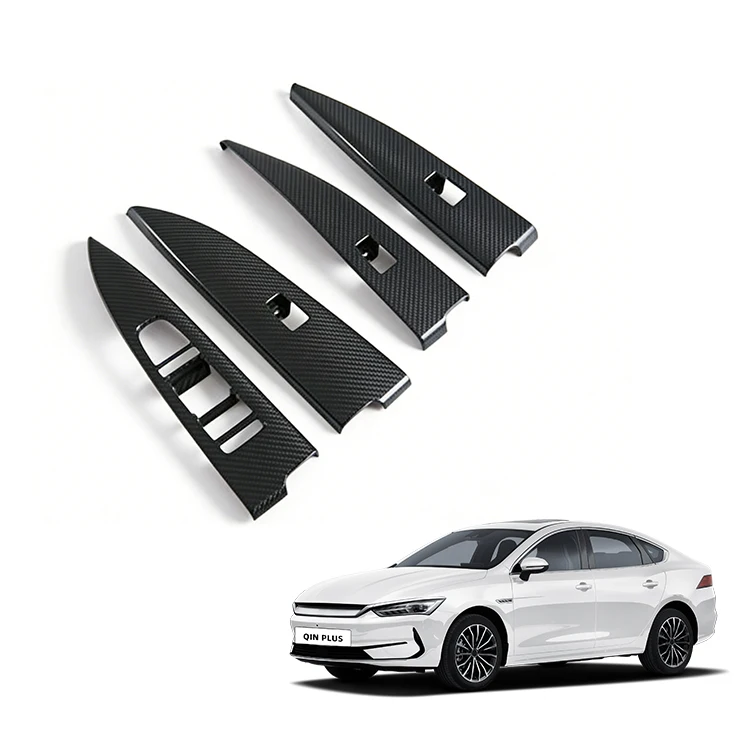 Аксессуары для EV-автомобилей Maremlyn для BYD Qin Plus: декоративная защитная накладка на подлокотник и окно (подъёмное стекло) из АБС-пластика для интерьера