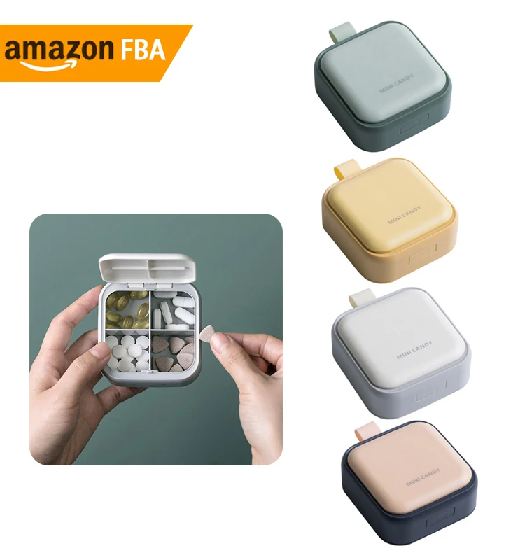 2025 Новые поступления красочный пластиковый ящик для хранения таблеток