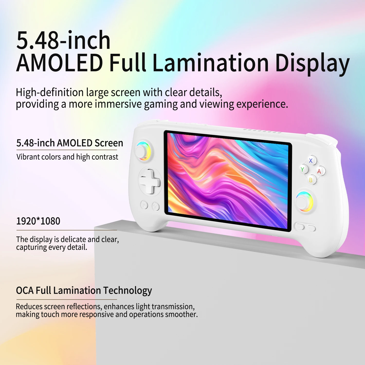 Anbernic RG557 Handheld Game Console - High-End, Self Cooling