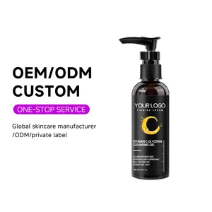 OEM Product Face Wash Skin Care Oil Control Makeup Remover Cream Organic Face Cleanser Vitamin C Glycerin Facial Cleansing Gel
