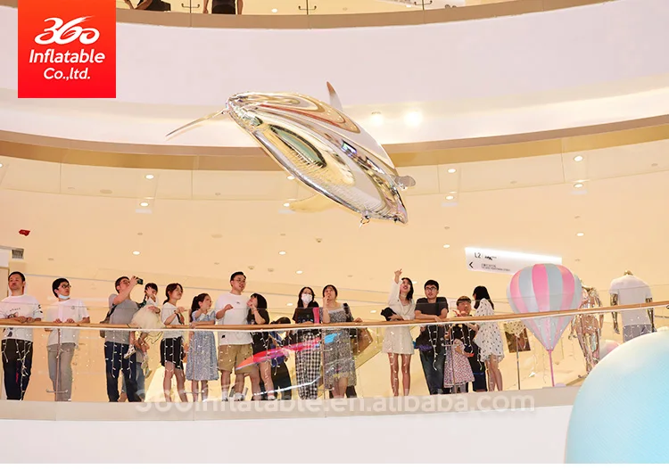 Custom High Quality Remote Control Flight Helium Dolphins Cartoon